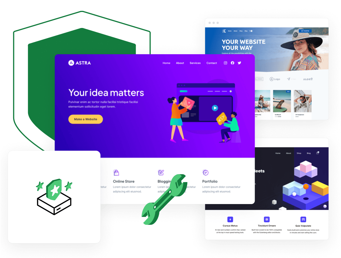 Provides comprehensive website security