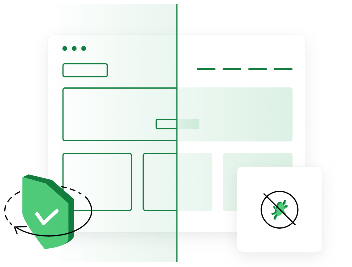 Professional security features for your website