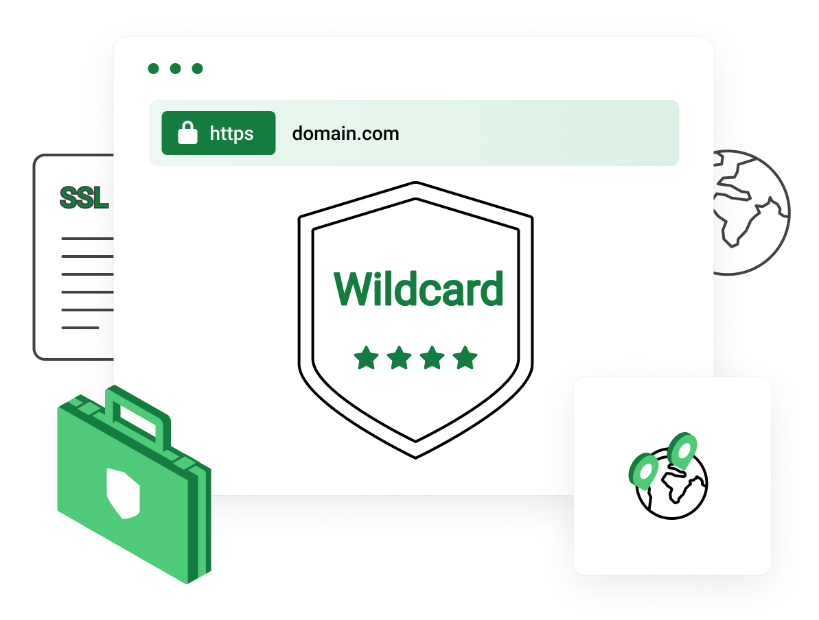 Secure unlimited subdomains on a single certificate